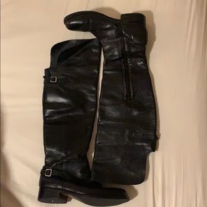 Steve Madden leather over the knee boots